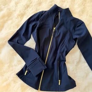 NEVER WORN KNOCK OFF Lulu Lemon Define Jacket Nulu in Navy Blue IN PACKAGING